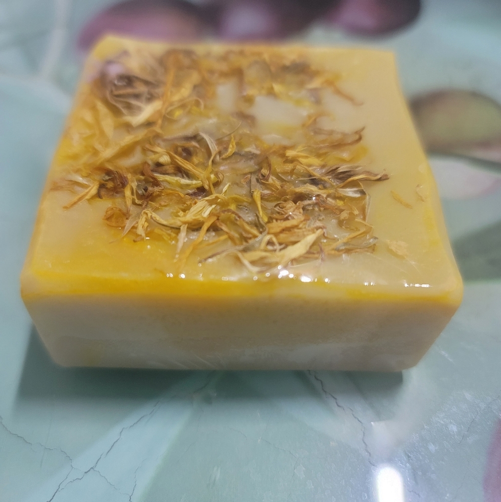 Calendula Handmade Nana's Goat Milk soap with skin-loving oils 4oz
